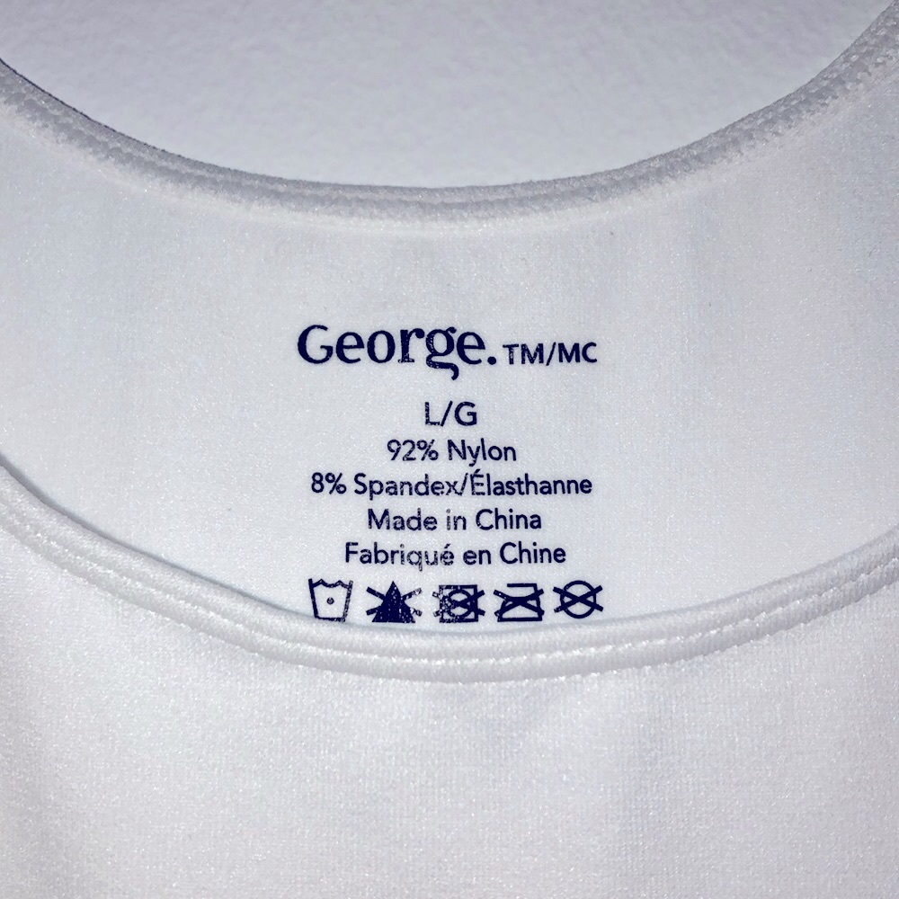 GEORGE basic spandex tank top